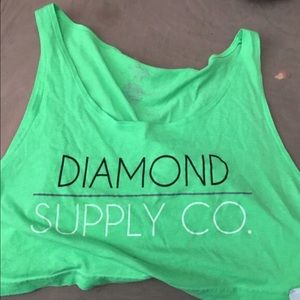 DIAMOND SUPPLY CO CROP TOP